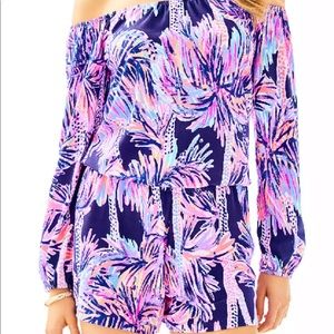 Lilly Pulitzer Lana off the shoulder romper